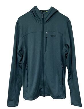 Rab Graviton Jacket Men’s L Blue Thermic Grid Fleece Full Zip Climbing